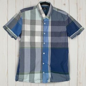 7 Diamonds men's short sleeve shirt button down